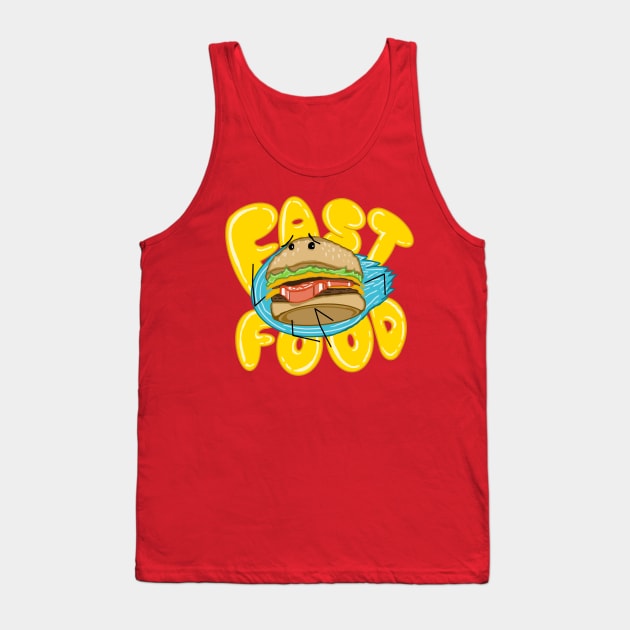 Fast Food Tank Top by Salty Pretzel